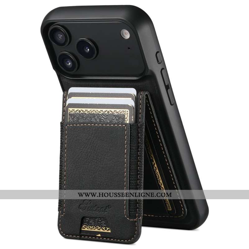 Coque iPhone 17 Pro MagSafe 2-en-1 Porte-Cartes Détachable