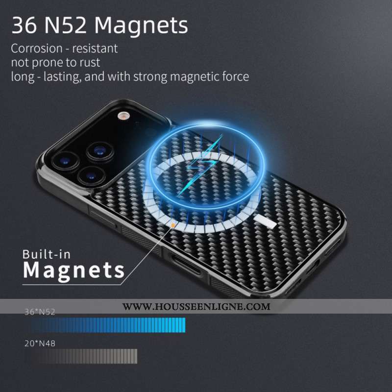 Coque iPhone 17 Pro MagSafe Fibre d'Aramide