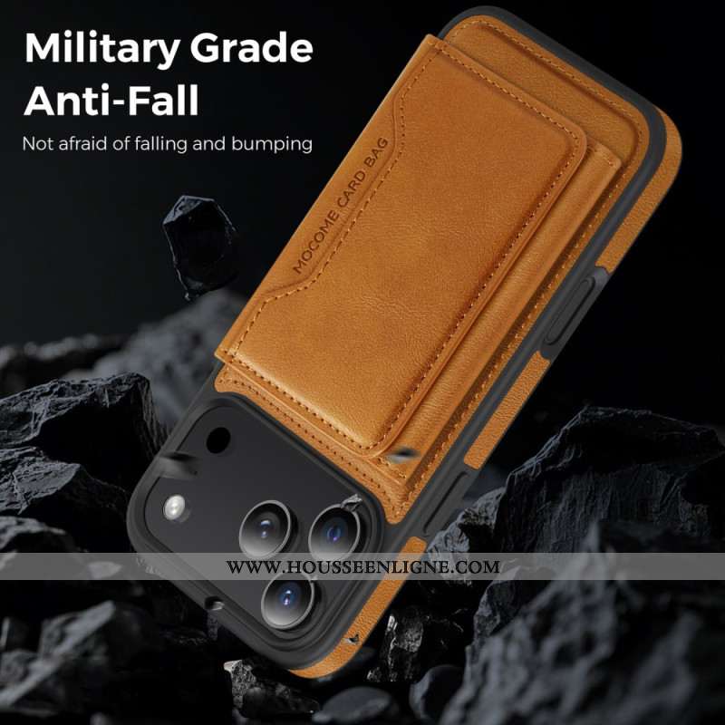 Coque iPhone 17 Pro MagSafe Premium avec Porte-Cartes Détachable