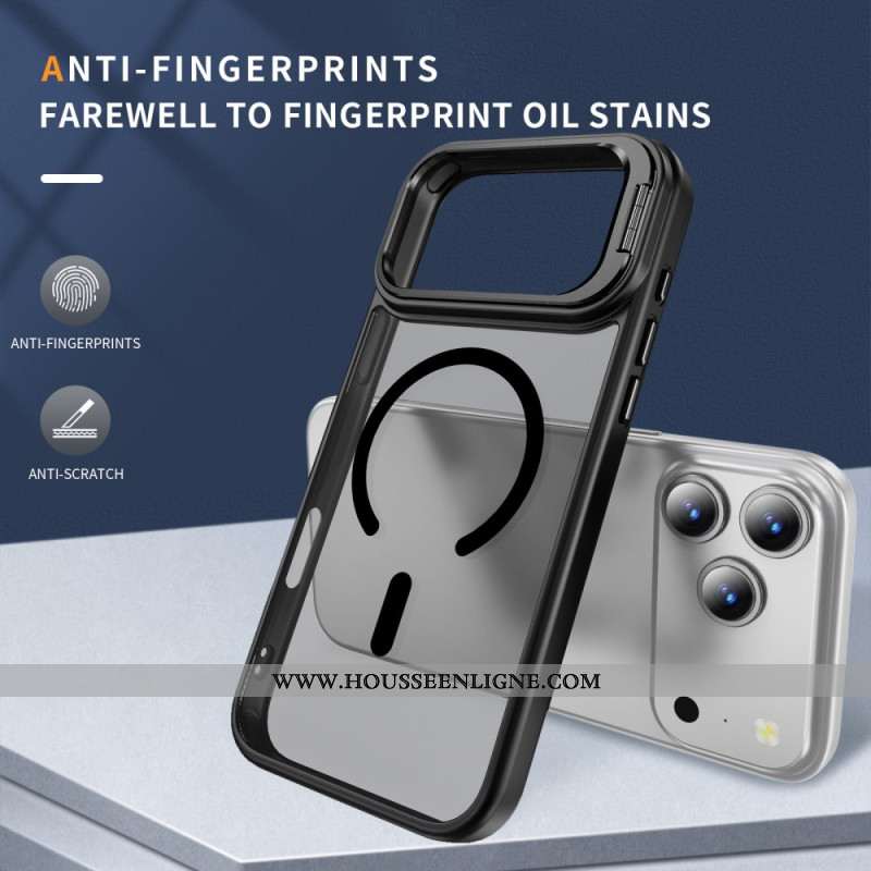 Coque iPhone 17 Pro Magnétique avec Support pour Objectif