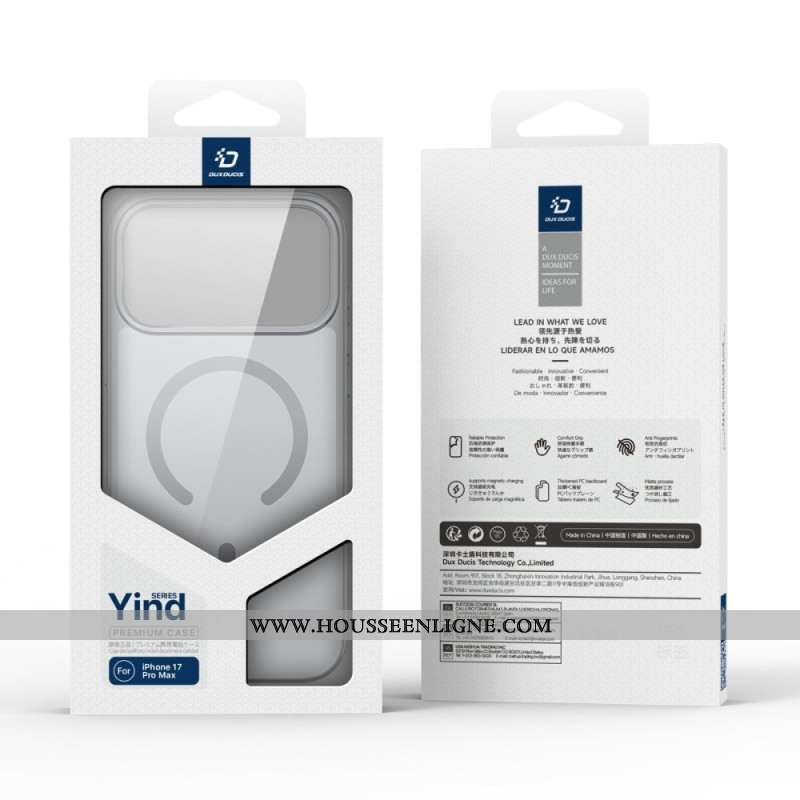 Coque iPhone 17 Pro Magsafe Yind Series DUX DUCIS
