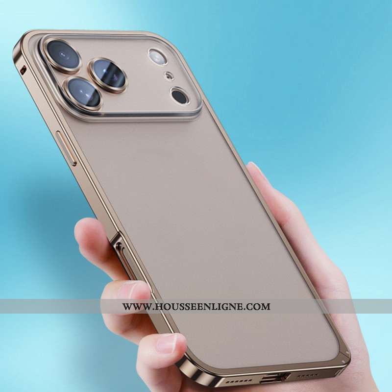 Coque iPhone 17 Pro Max Cadre Métallique