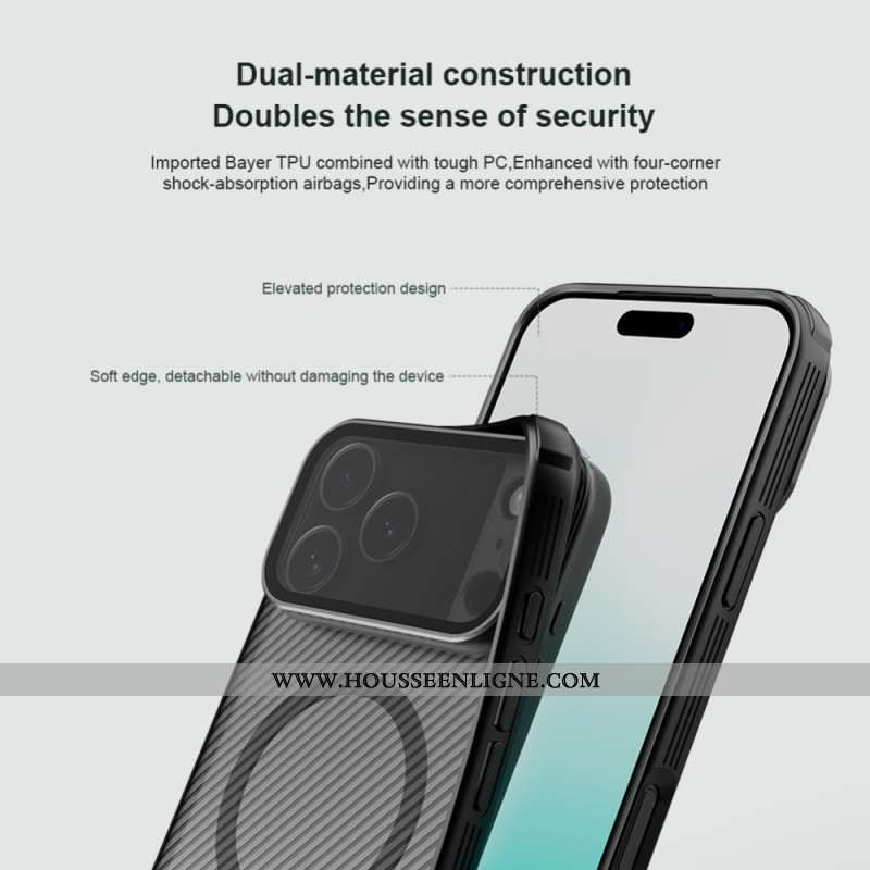 Coque iPhone 17 Pro Max CamShield Prop Magnétique NILLKIN