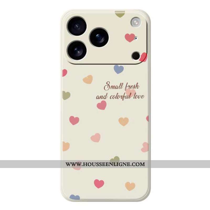 Coque iPhone 17 Pro Max Coeurs