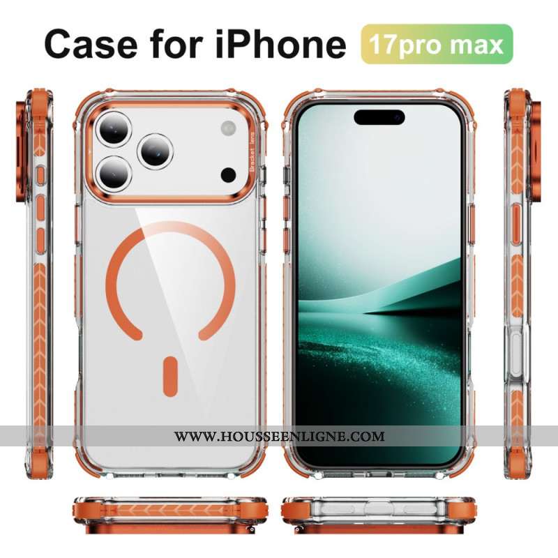 Coque iPhone 17 Pro Max Compatible MagSafe Colorée