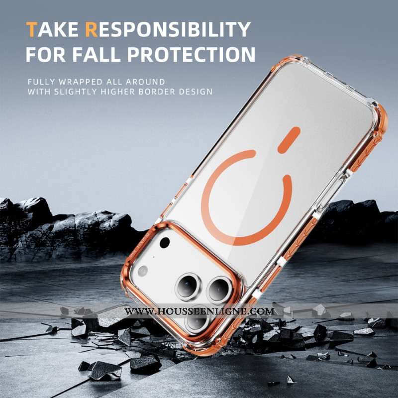 Coque iPhone 17 Pro Max Compatible MagSafe Colorée