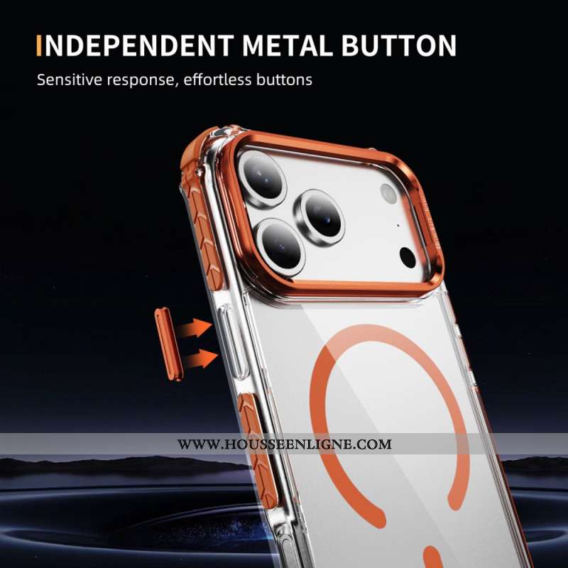 Coque iPhone 17 Pro Max Compatible MagSafe Colorée