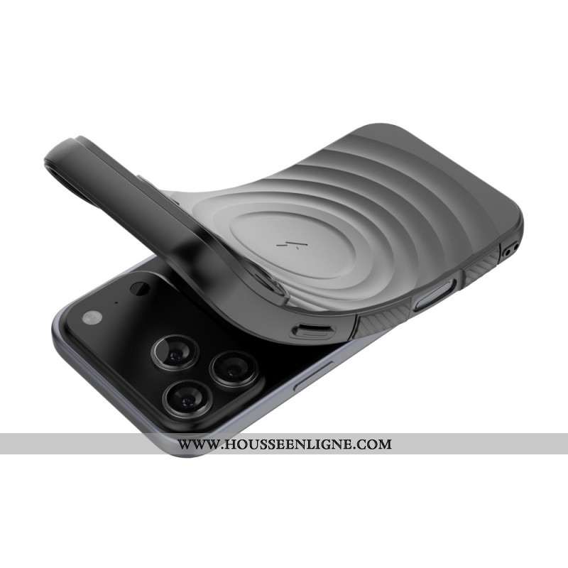 Coque iPhone 17 Pro Max Compatible MagSafe Motif Ondulé