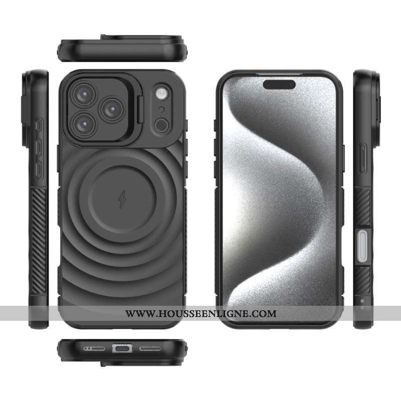 Coque iPhone 17 Pro Max Compatible MagSafe Motif Ondulé