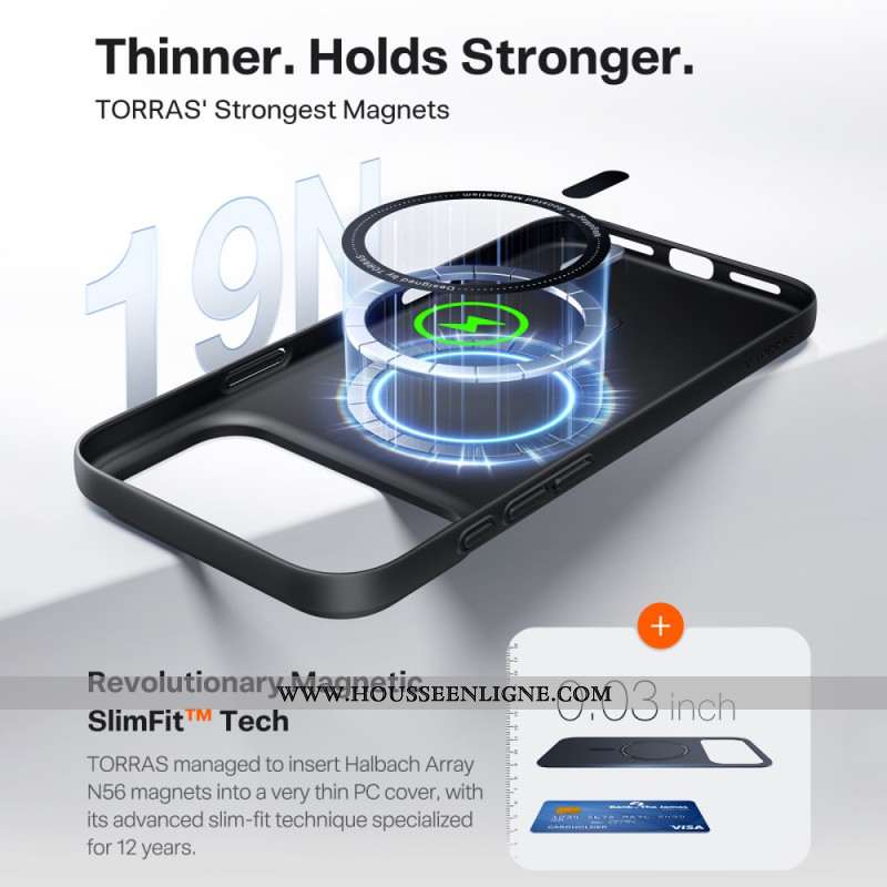 Coque iPhone 17 Pro Max Compatible MagSafe Premium