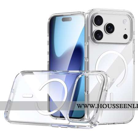 Coque iPhone 17 Pro Max Compatible MagSafe Transparente