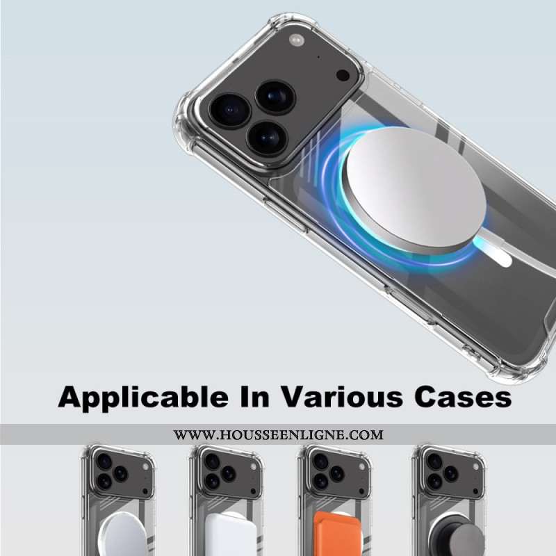 Coque iPhone 17 Pro Max Compatible MagSafe Transparente IMAK
