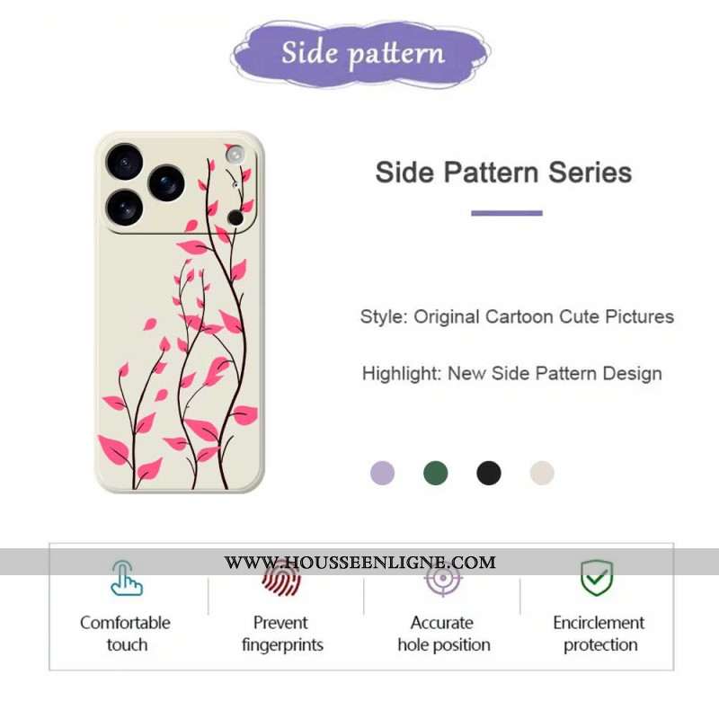 Coque iPhone 17 Pro Max Feuilles