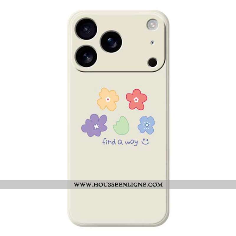 Coque iPhone 17 Pro Max Fleurettes