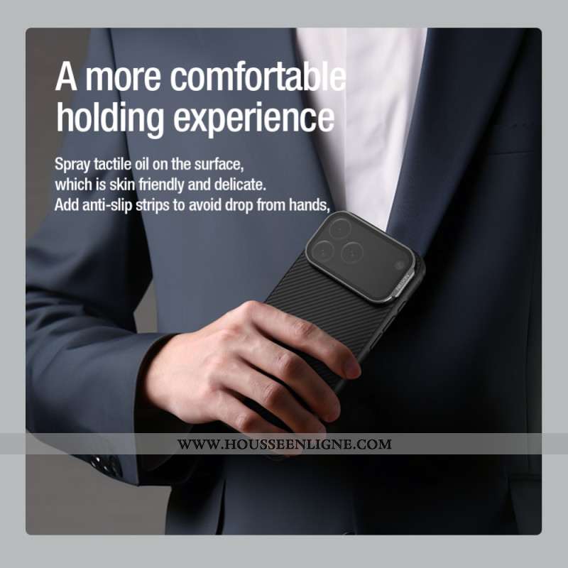 Coque iPhone 17 Pro Max MagSafe Camshield Prop Series NILLKIN