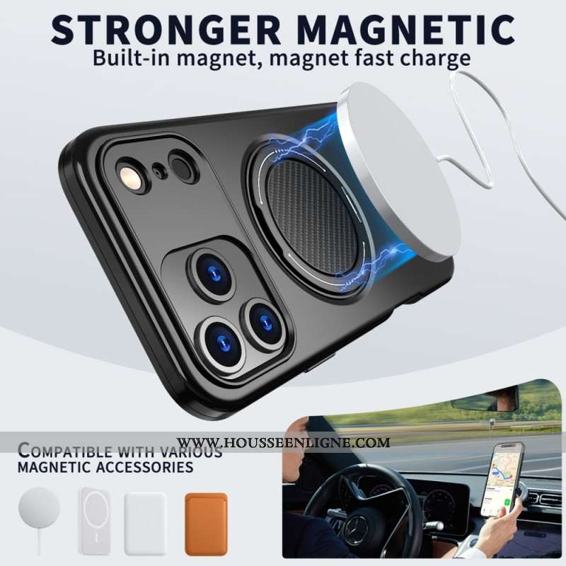 Coque iPhone 17 Pro Max MagSafe Support Rotatif
