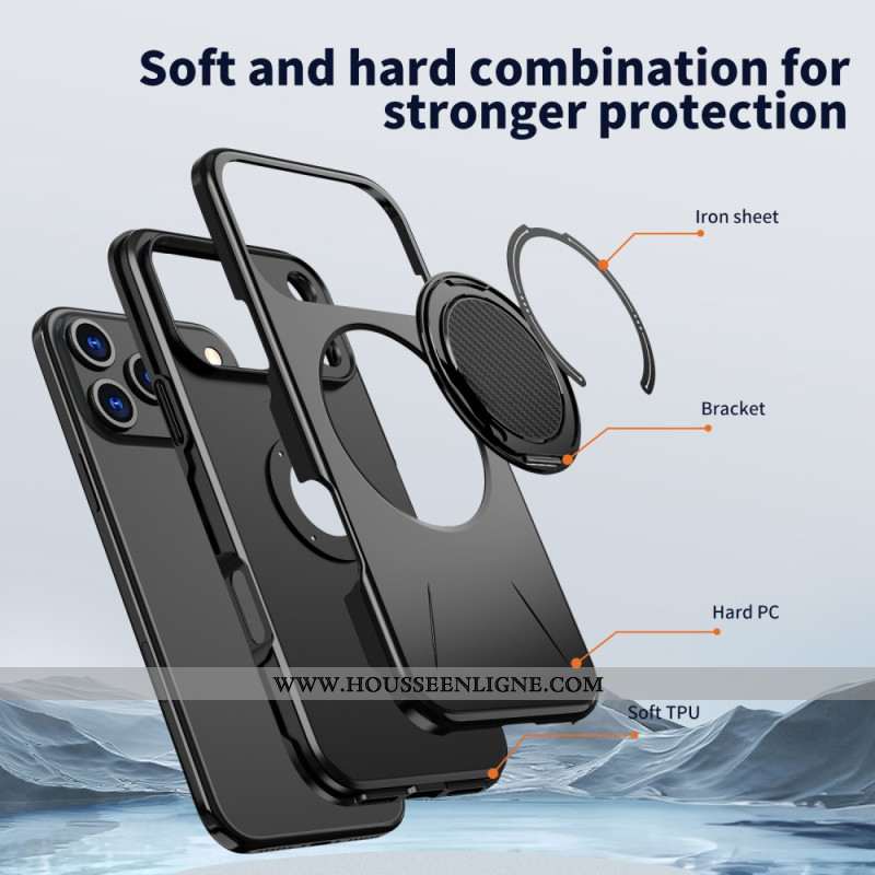 Coque iPhone 17 Pro Max MagSafe Support Rotatif