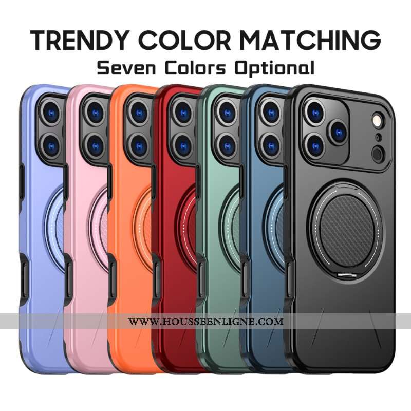 Coque iPhone 17 Pro Max MagSafe Support Rotatif