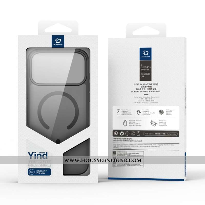 Coque iPhone 17 Pro Max MagSafe Yind Series DUX DUCIS
