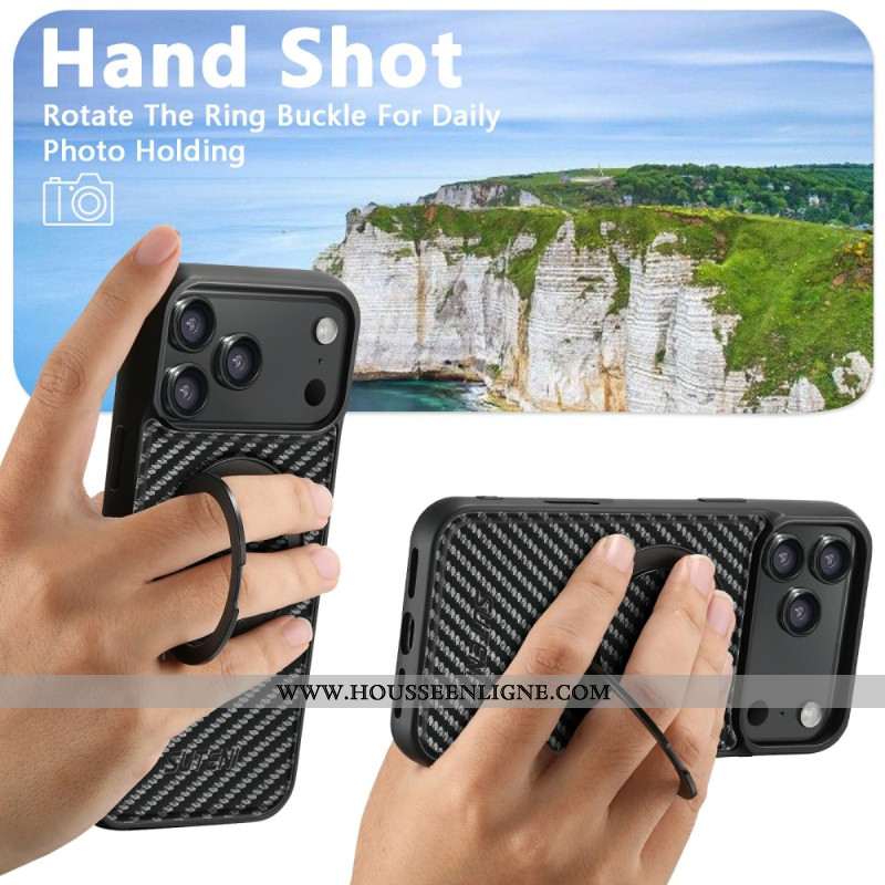 Coque iPhone 17 Pro Max Magsafe Support Rotatif SUTENI
