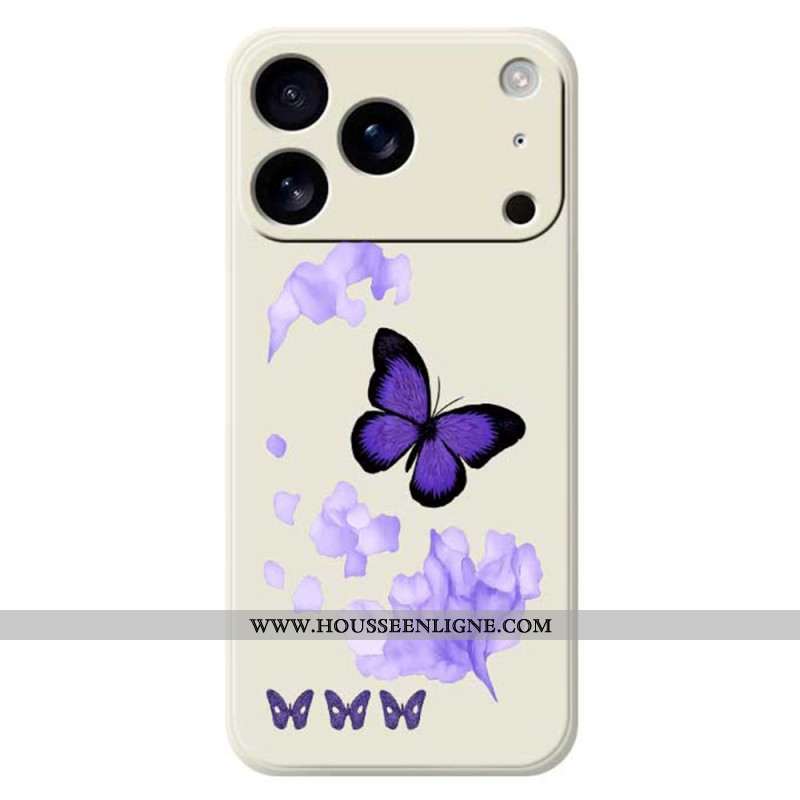 Coque iPhone 17 Pro Max Papillons