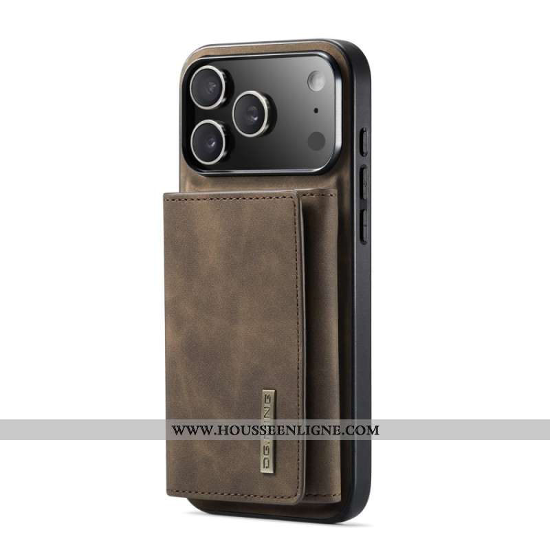 Coque iPhone 17 Pro Max Portefeuille Détachable DG.MING