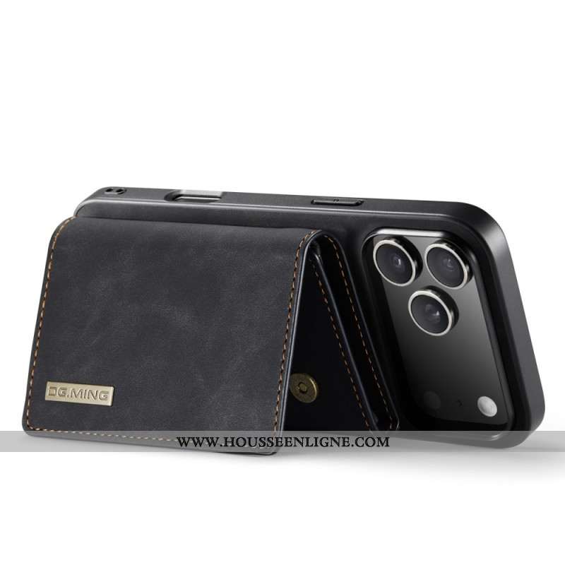 Coque iPhone 17 Pro Max Portefeuille Détachable DG.MING