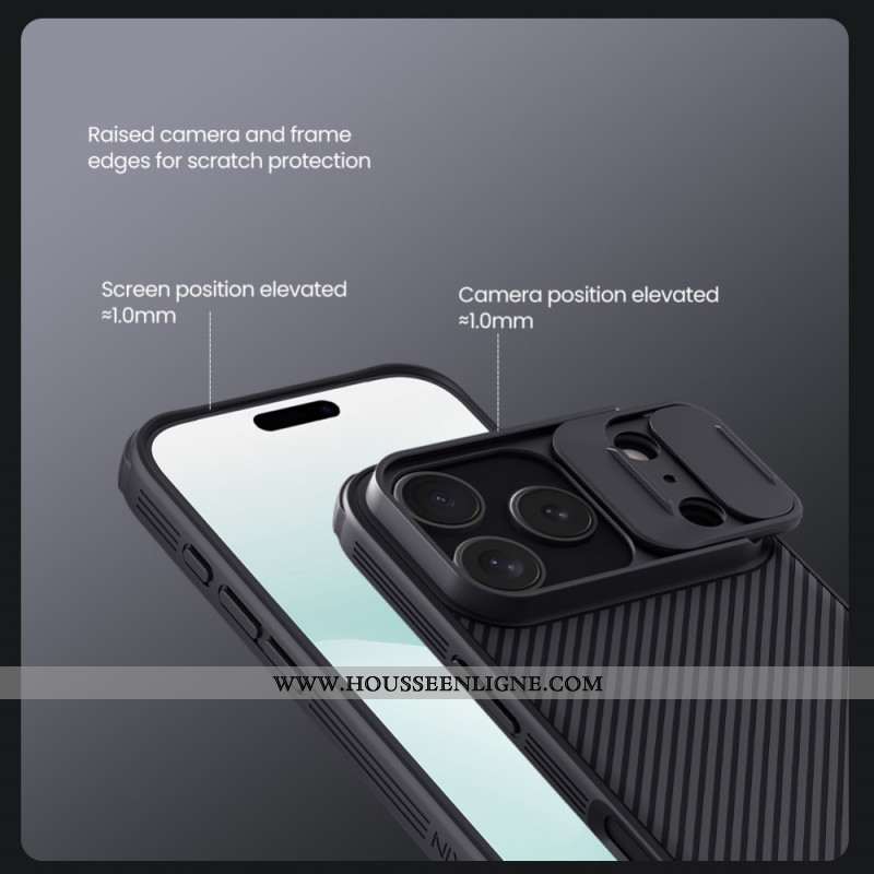 Coque iPhone 17 Pro Max Protection Caméra Camshield Pro NILLKIN