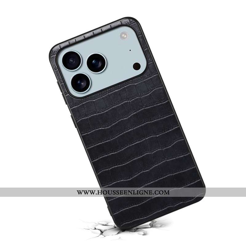 Coque iPhone 17 Pro Max Style Crocodile