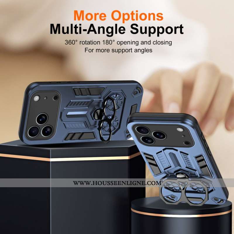 Coque iPhone 17 Pro Max Support-Anneau et Béquille