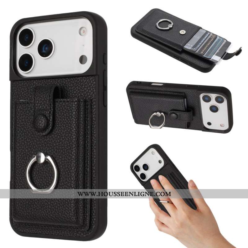 Coque iPhone 17 Pro Max Support et Porte-cartes