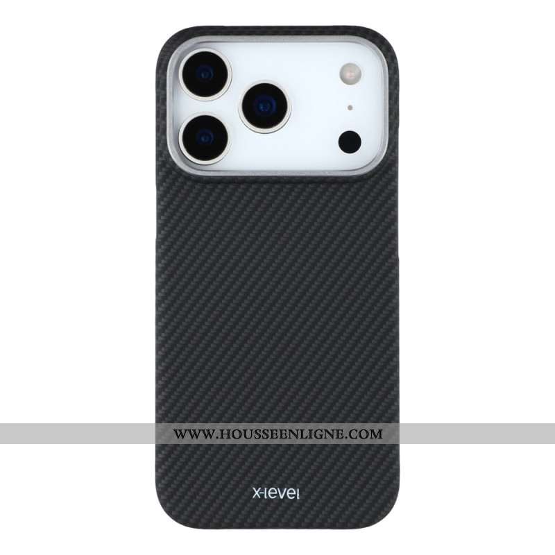 Coque iPhone 17 Pro Max Texture Carbone X-LEVEL