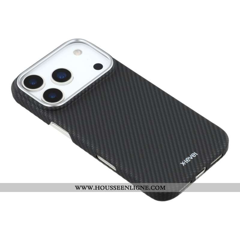 Coque iPhone 17 Pro Max Texture Carbone X-LEVEL
