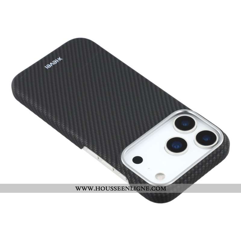 Coque iPhone 17 Pro Max Texture Carbone X-LEVEL
