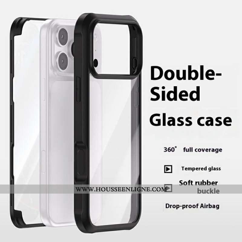 Coque iPhone 17 Pro Max Transparente Double Face