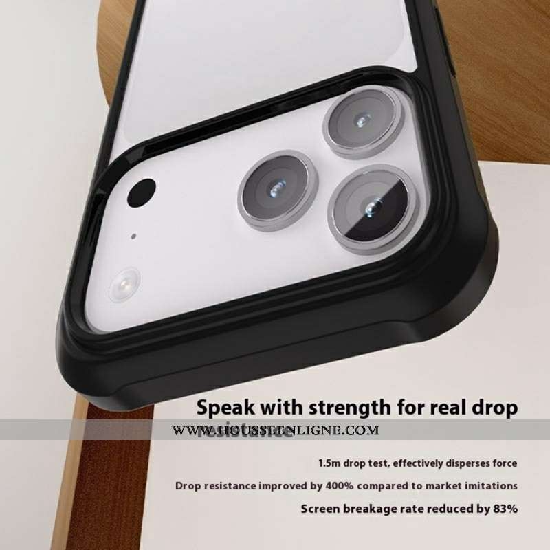 Coque iPhone 17 Pro Max Transparente Double Face