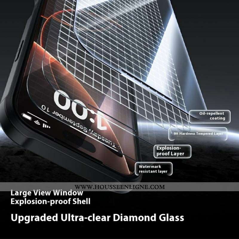 Coque iPhone 17 Pro Max Transparente Double Face