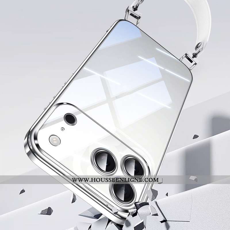 Coque iPhone 17 Pro Max Transparente à Lanière