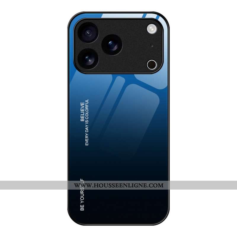 Coque iPhone 17 Pro Max Verre Trempé Be Yourself