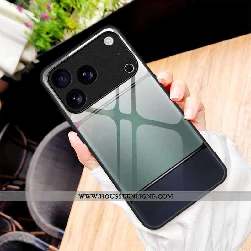 Coque iPhone 17 Pro Max Verre Trempé Bicolore