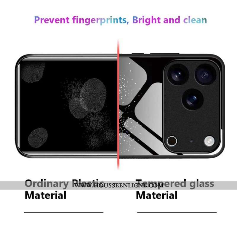 Coque iPhone 17 Pro Max Verre Trempé Coeur