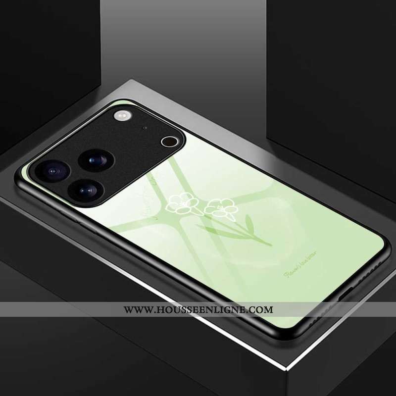 Coque iPhone 17 Pro Max Verre Trempé Flowers