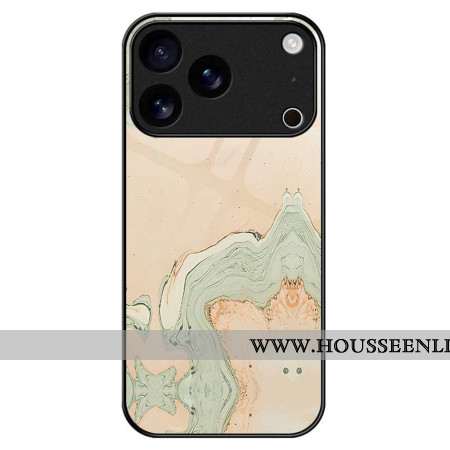 Coque iPhone 17 Pro Max Verre Trempé Motif Peint