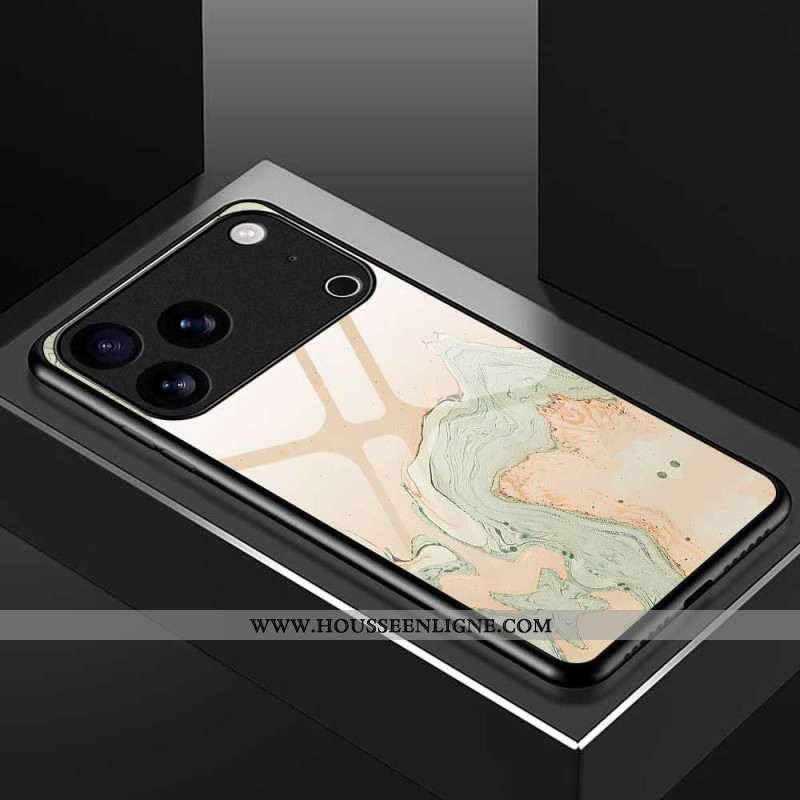 Coque iPhone 17 Pro Max Verre Trempé Motif Peint