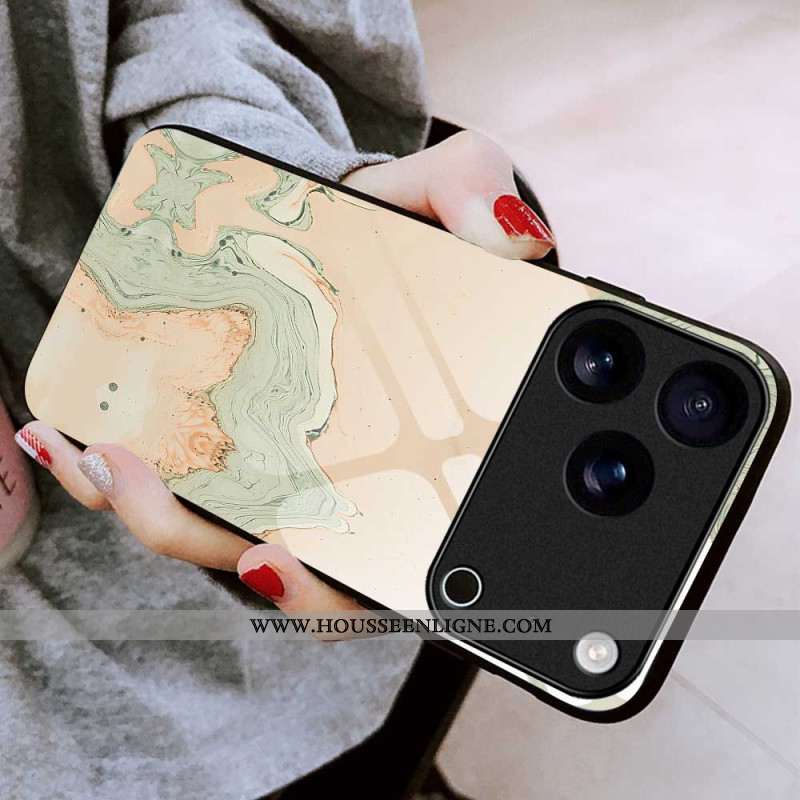 Coque iPhone 17 Pro Max Verre Trempé Motif Peint