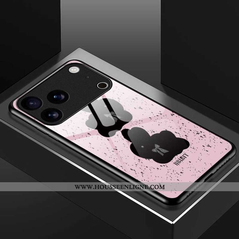 Coque iPhone 17 Pro Max Verre Trempé Rose et Noire