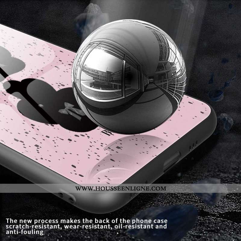 Coque iPhone 17 Pro Max Verre Trempé Rose et Noire