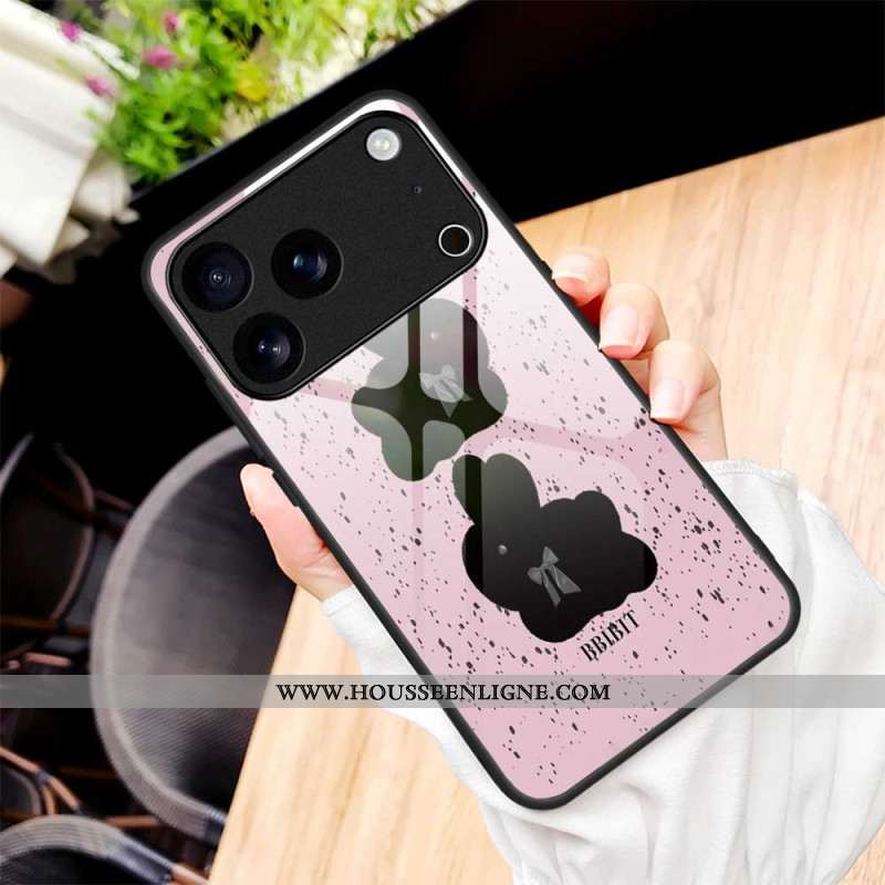 Coque iPhone 17 Pro Max Verre Trempé Rose et Noire