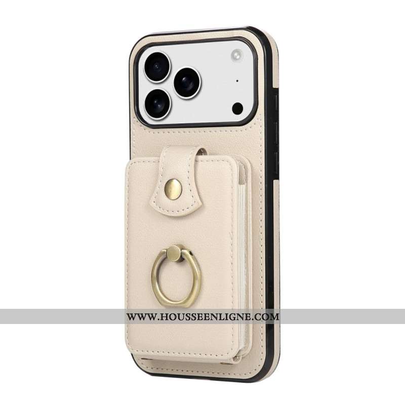 Coque iPhone 17 Pro Multi-Cartes et Bandoulière