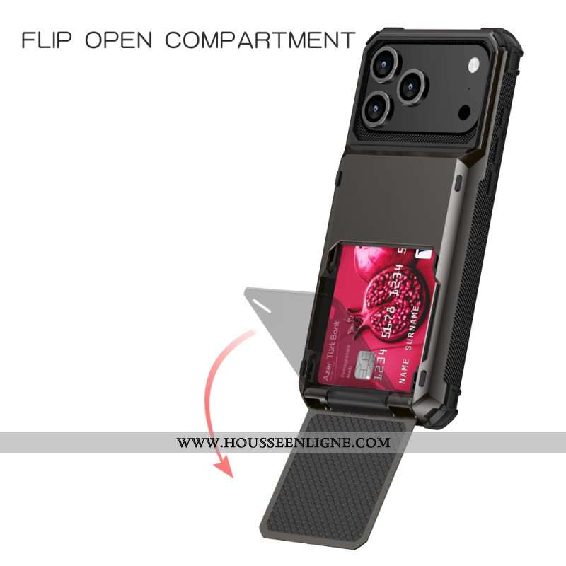 Coque iPhone 17 Pro Porte-Cartes Flip